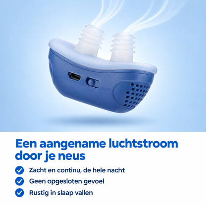 SleepZenza Anti-Snurk Neusclip, een aangename luchtstroom door je neus