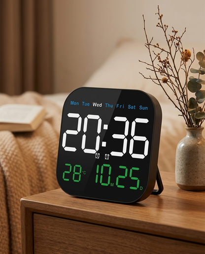 SleepZenza Wandklok, op een kastje